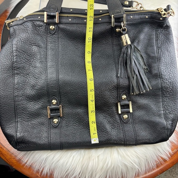 Juicy Couture Black Shoulder Bag with Tassel Detailing - Picture 7 of 14